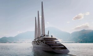 世界最大の帆船クルーズ船が新たな速度記録を樹立