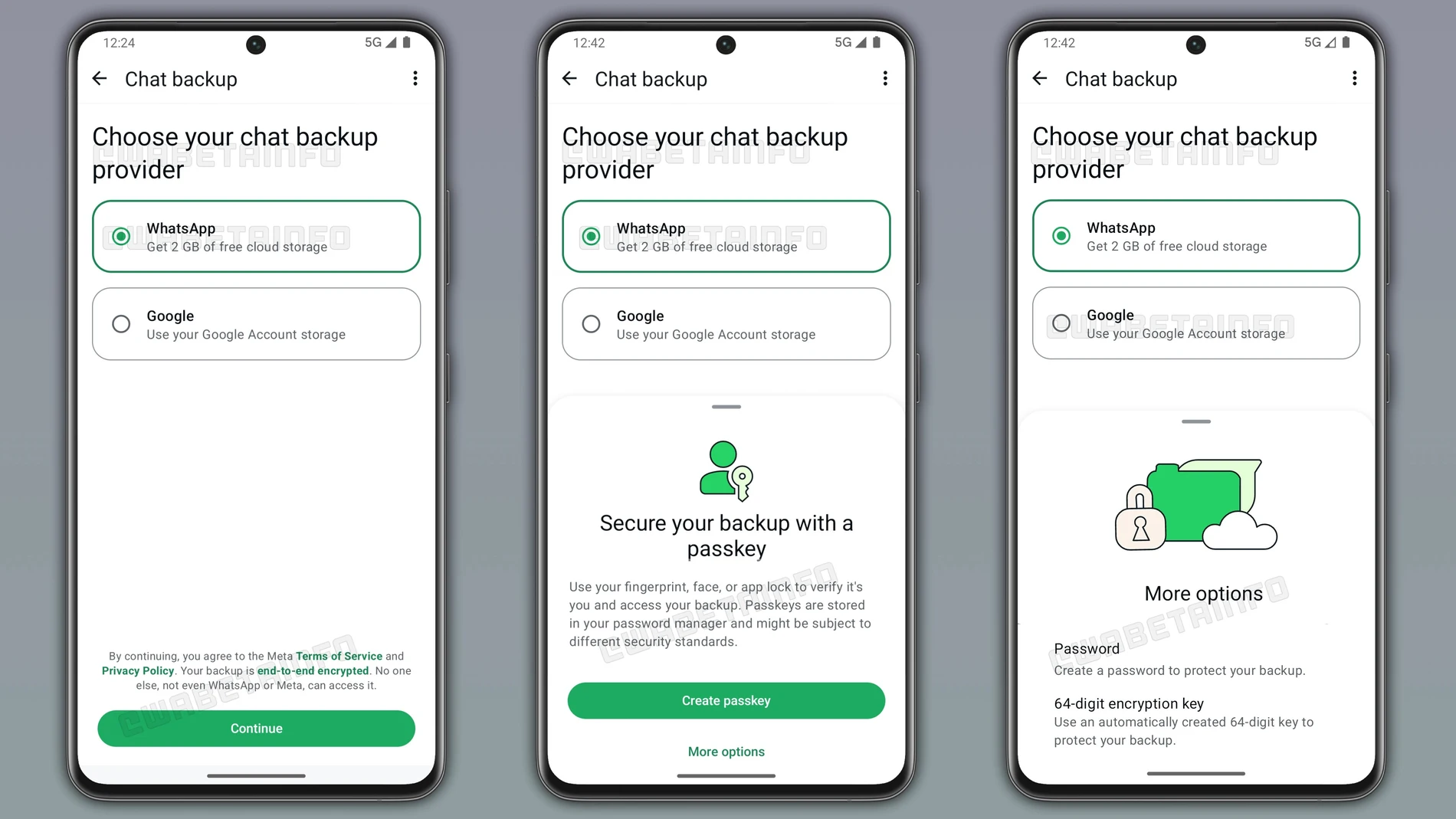 WhatsApp、Google DriveとiCloudに代わる2 GBの無料サービスを用意