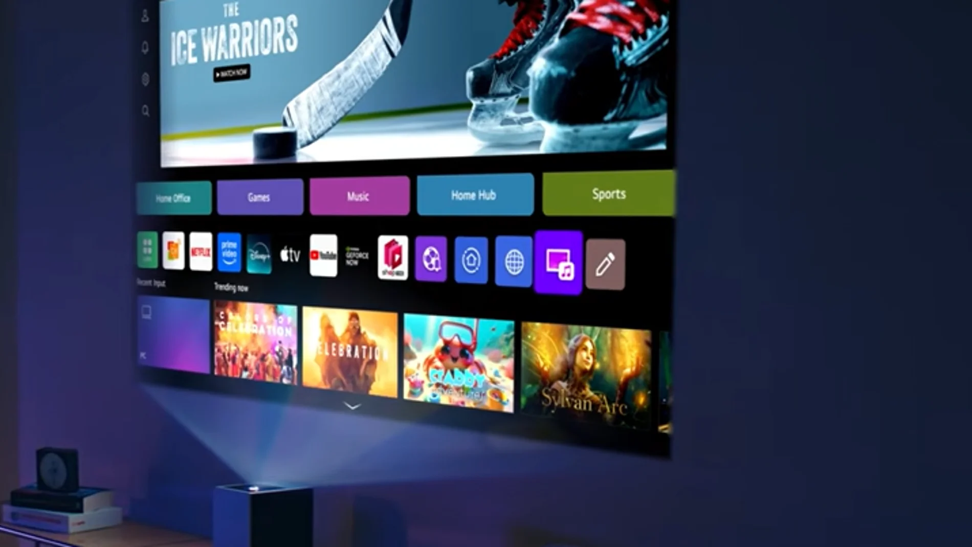 ワールドカップのガジェット: LG CineBeam S: どこにでも持ち運べる 100 インチのスクリーン