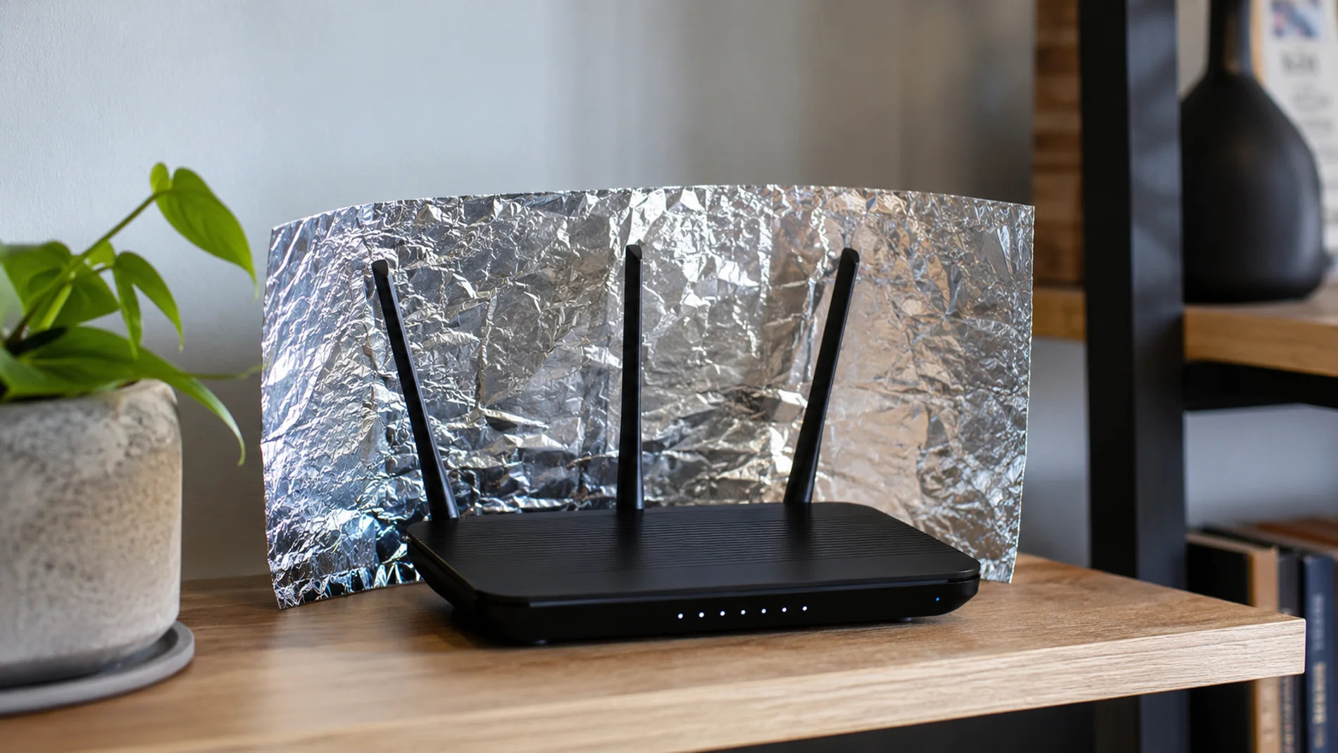 Wi-Fiが家全体にうまく届かないのですか？ルーターの後ろにアルミホイルを置くと効果的です