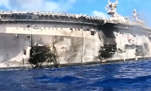 米海軍、GARC特攻無人機船を初めて4万トンの艦船に対してテスト
