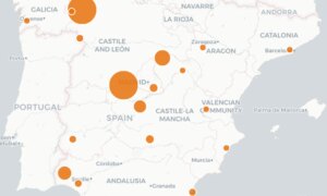 スペインのライブ火災マップ: お住まいの地域での活発な火災発生状況を確認してください
