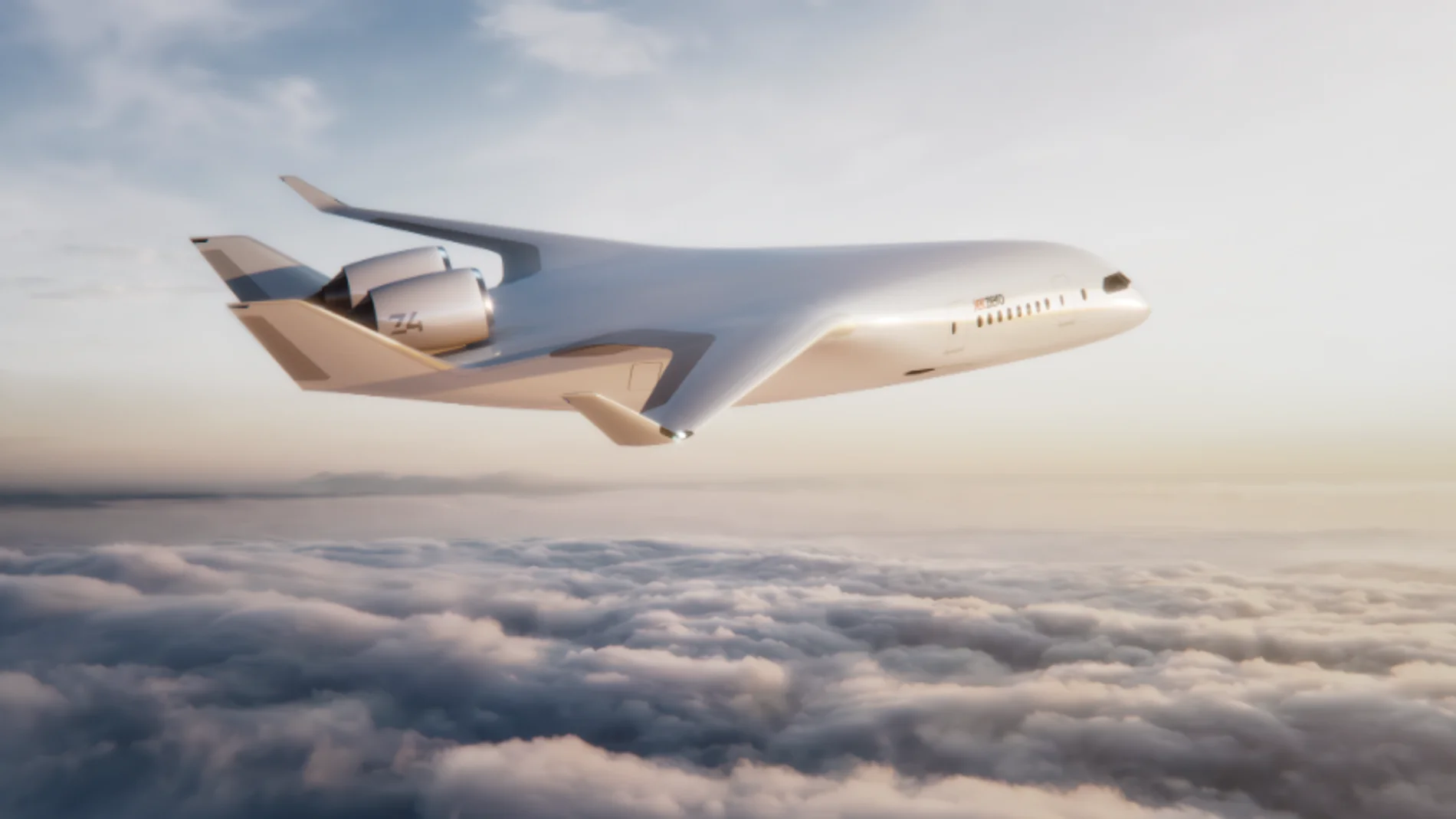 世界初の一体型翼旅客機は燃料消費量を最大50％削減すると約束