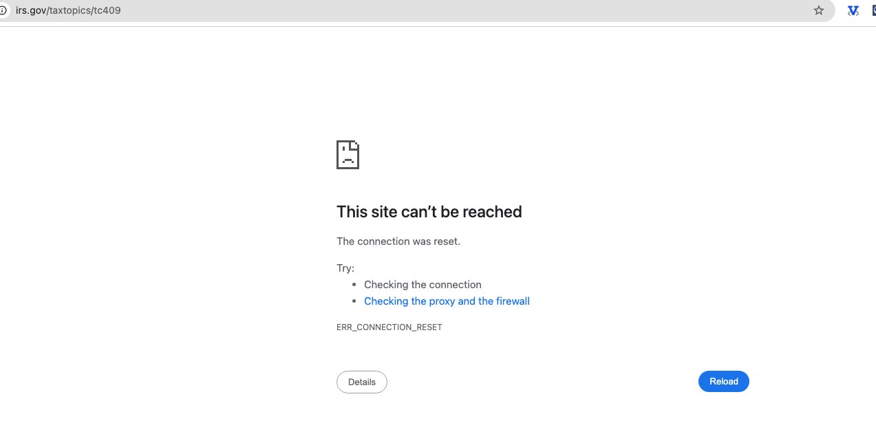 IRSが読み込まれていません