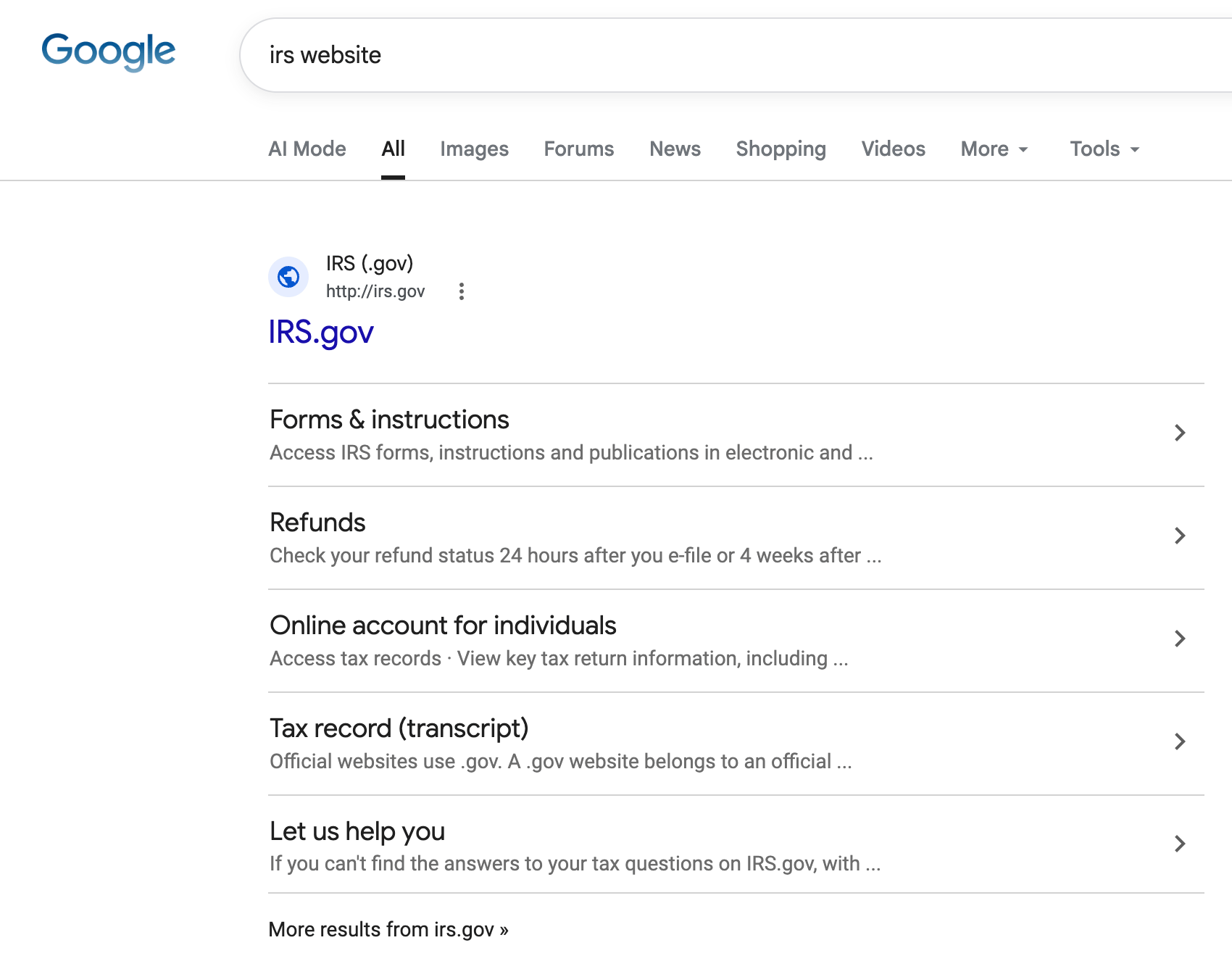 Google Irs スニペットが壊れている