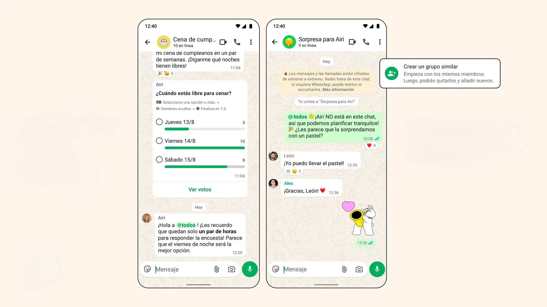 WhatsApp がグループ チャットを改善: 匿名アンケート、@todo メンション、その他のニュース