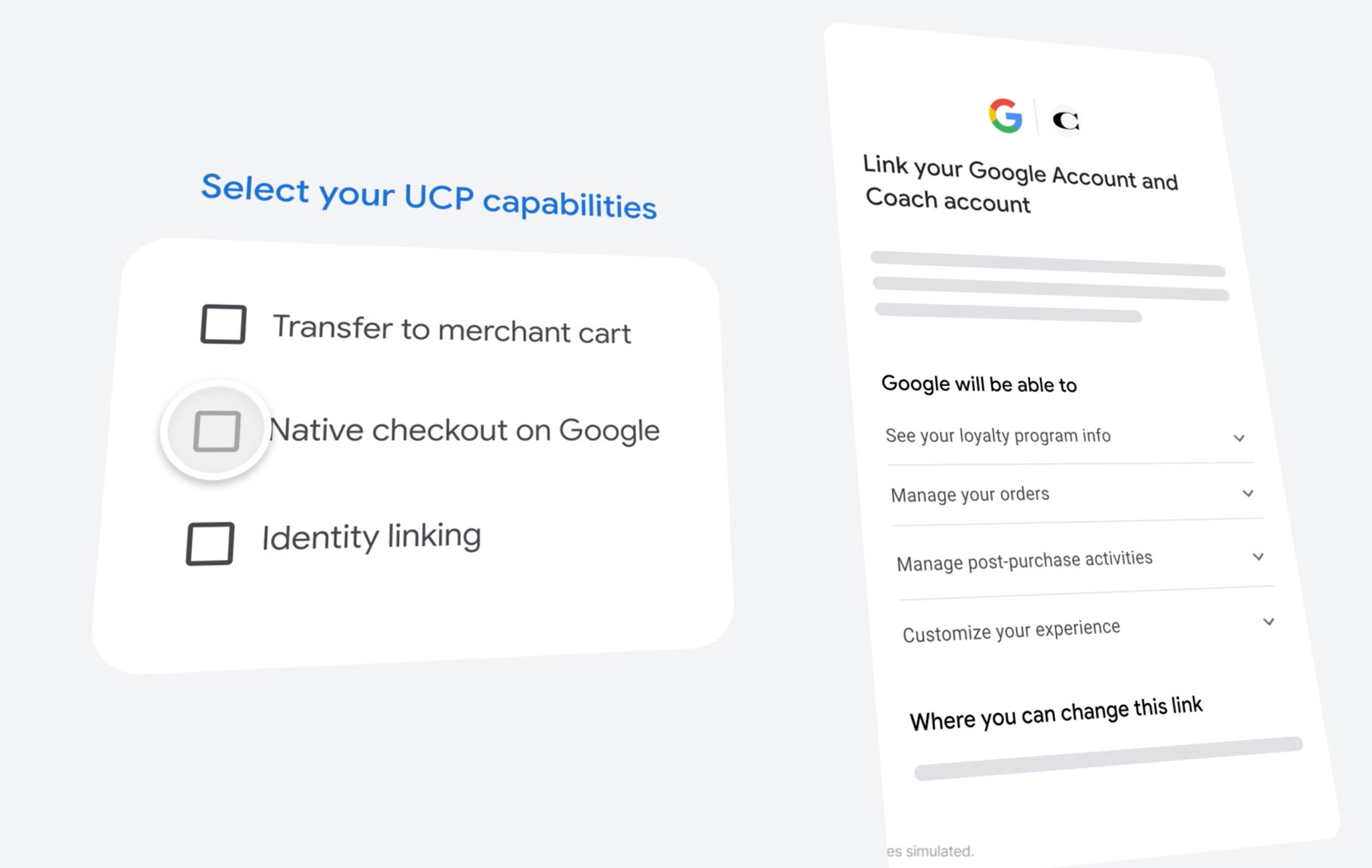 Google Merchant Center AI によるライブ レポート、より簡単な UCP および UCP 分析