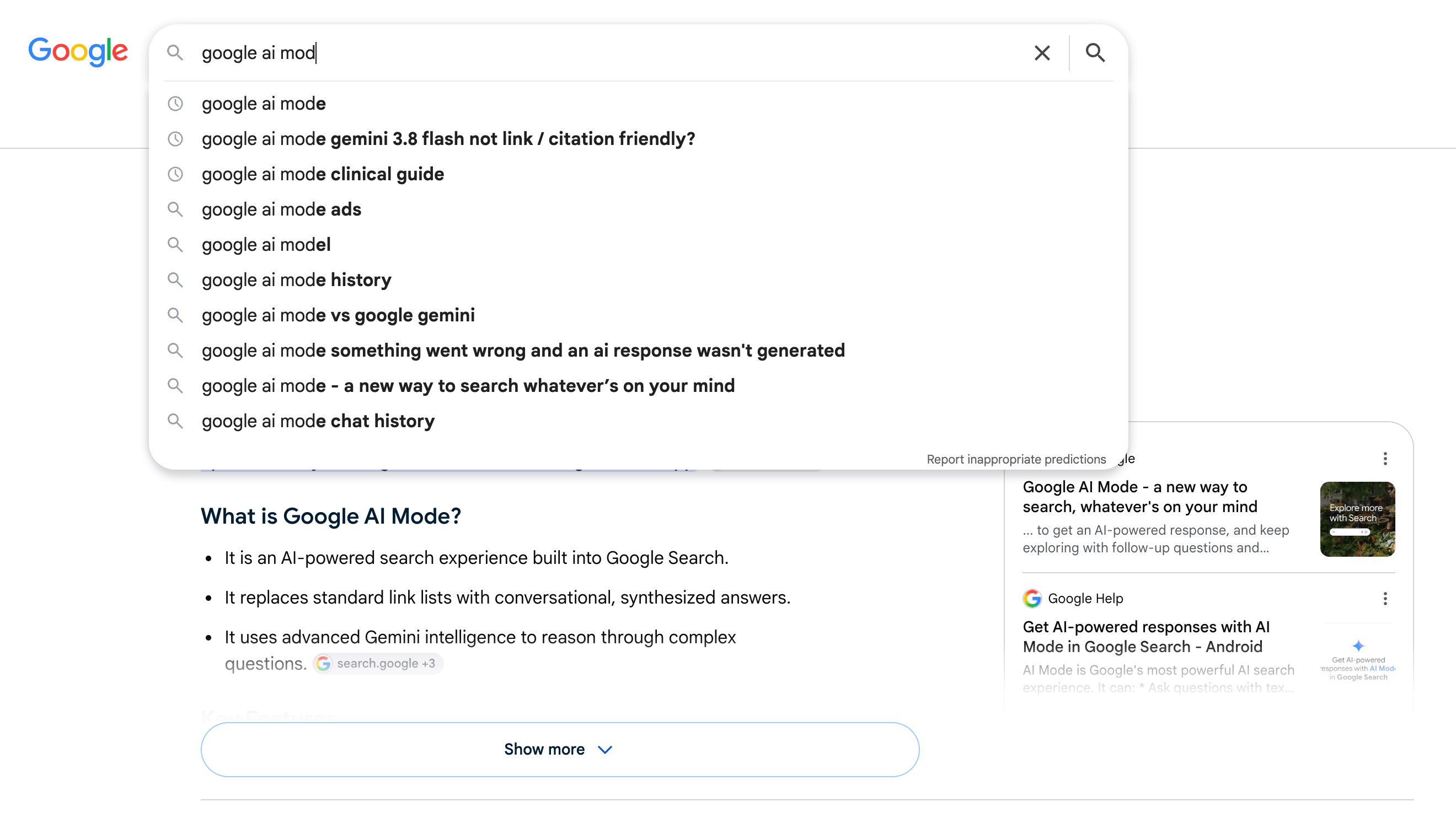 Google 検索バー Ai モード ボタンなし