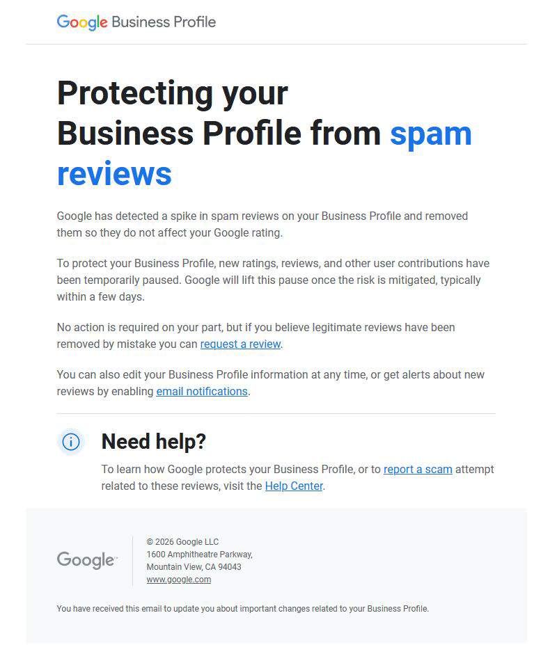 Google ビジネス プロフィールにスパム レビューが急増