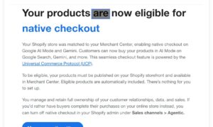 Google Merchant Center Auto でネイティブ チェックアウトが可能: AI モードと Gemini で購入