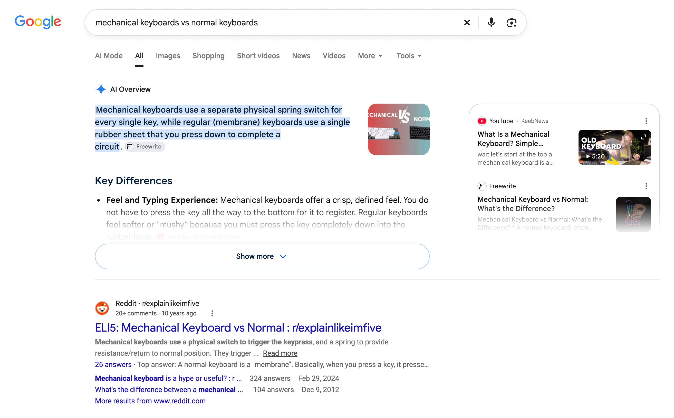 Google Ai 概要 通常