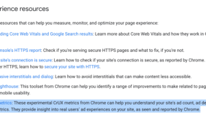 Google ページ エクスペリエンス ドキュメントに CrUX 広告指標が追加