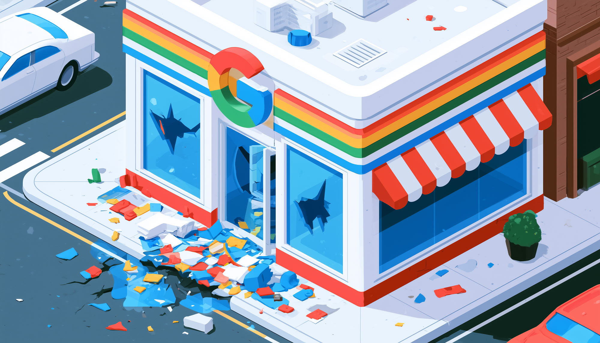 Broken Local Google Retail Store