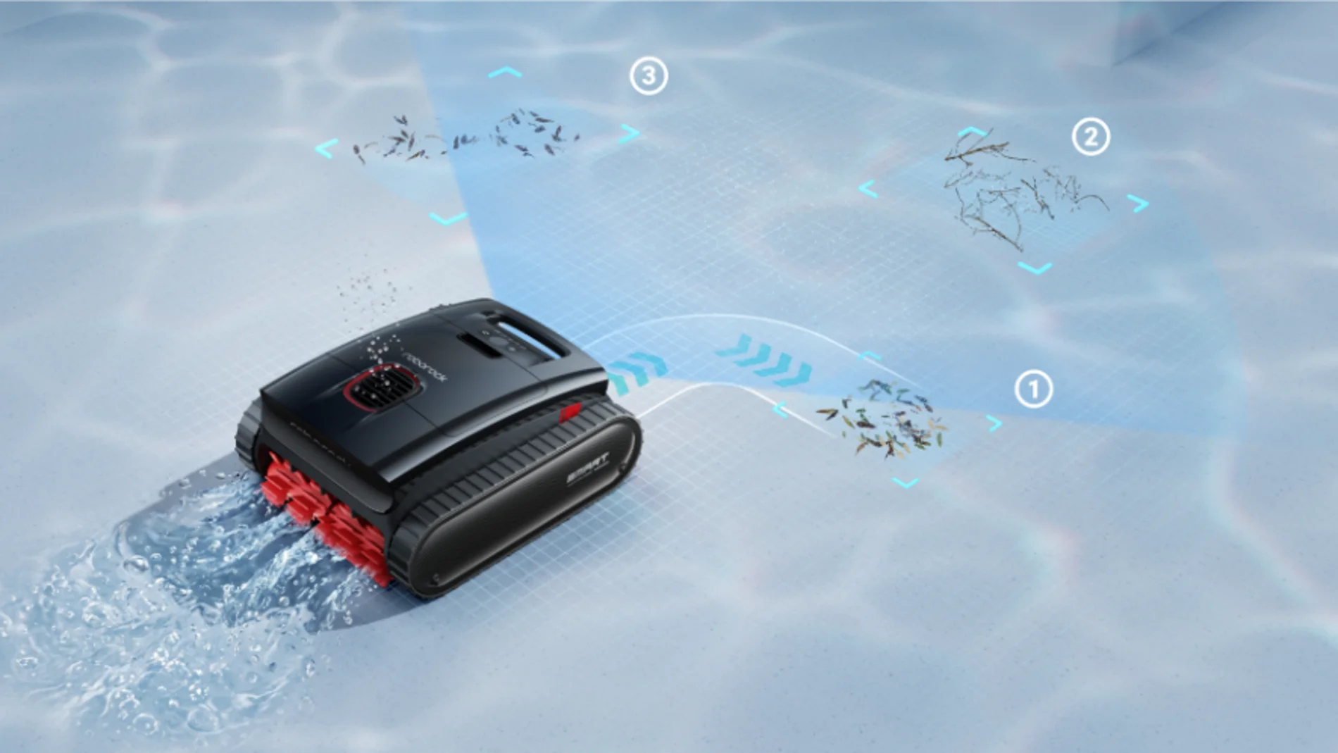 Roborock が新しいプール清掃ロボット RockAqua P1 で濡れます
