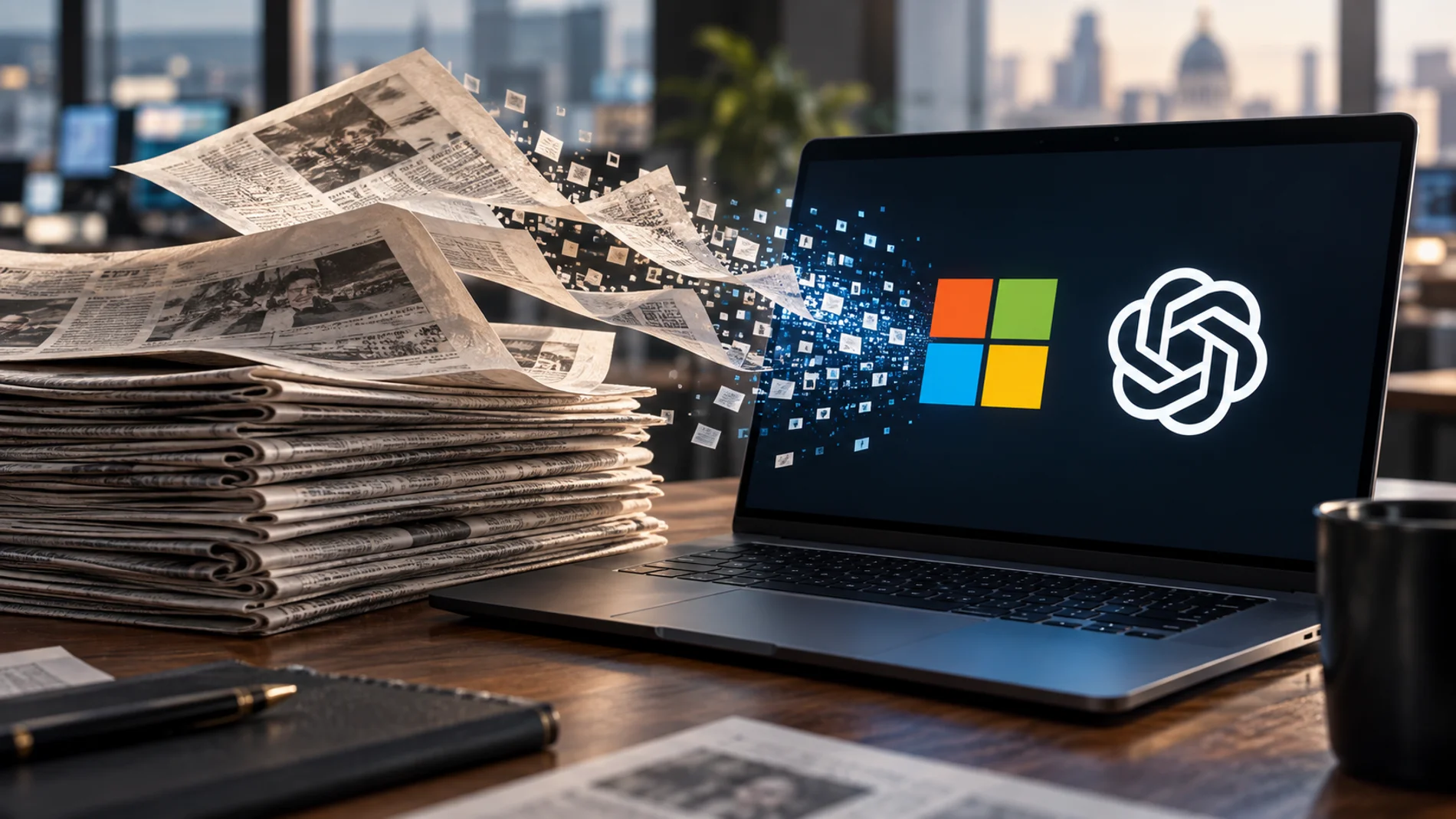 マイクロソフト幹部はAIを訓練するためのニュース利用を「史上最大の雇用窃盗」と呼んだ