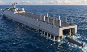 中国、巨大水中ドローンの移動基地として機能する全長205メートルの船を建造