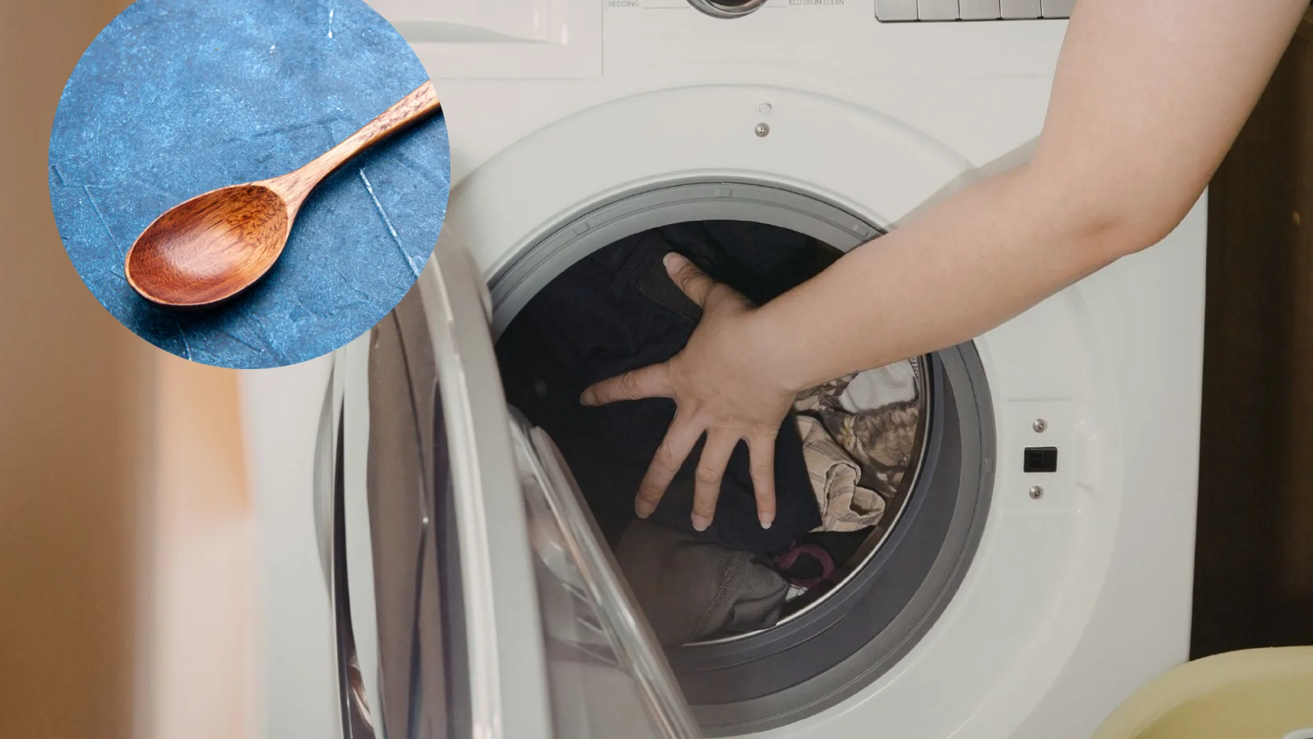 洗濯機の中にスプーンを入れる：その目的と一部の専門家がそれを推奨する理由