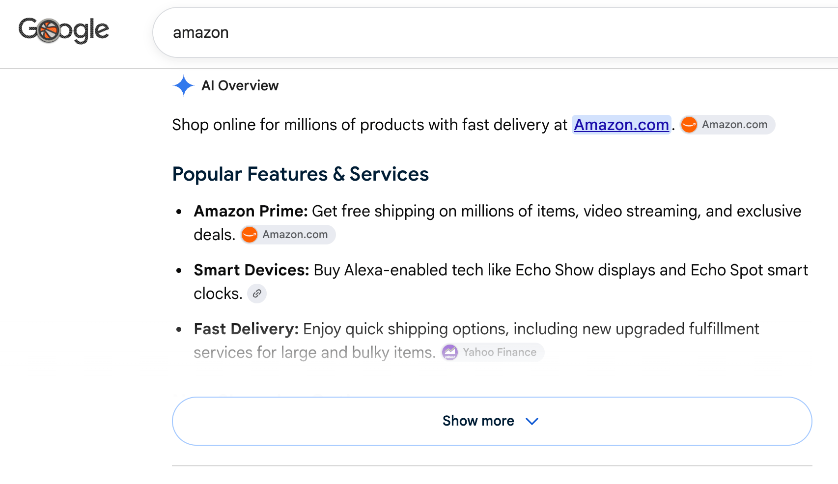 Google Ai の概要 ミッドアマゾン