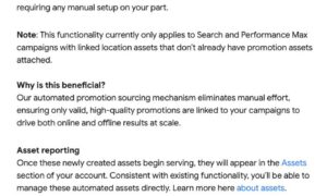 Google 広告、検索キャンペーンと PMax キャンペーンの自動プロモーションを間もなく開始
