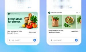 OpenAI、AI画像生成時にVisual ChatGPT広告フォーマットをテスト