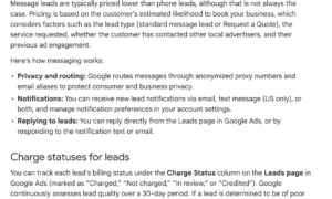 Google ローカル サービス広告により見込み客の働き方に関する情報が拡大