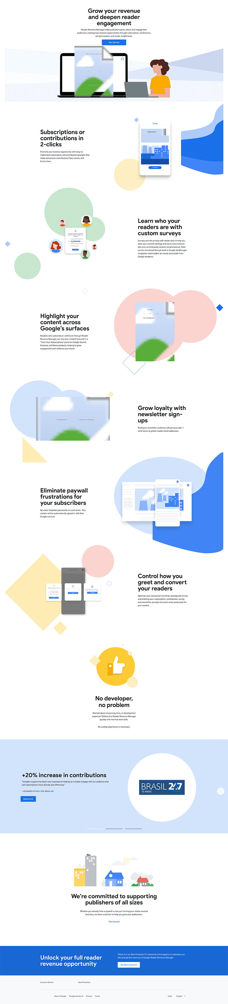 Google リーダーの収益 古い 小さい