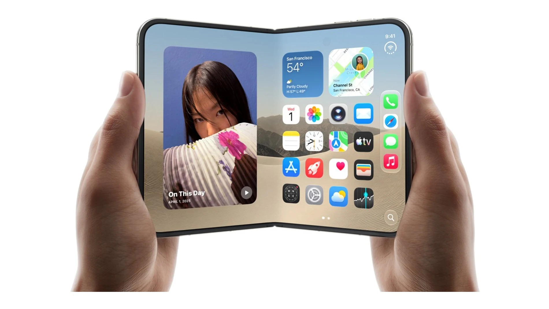 iPhone Duo を 11,500 回開閉すると、画面の折り目がさらに目立つようになります