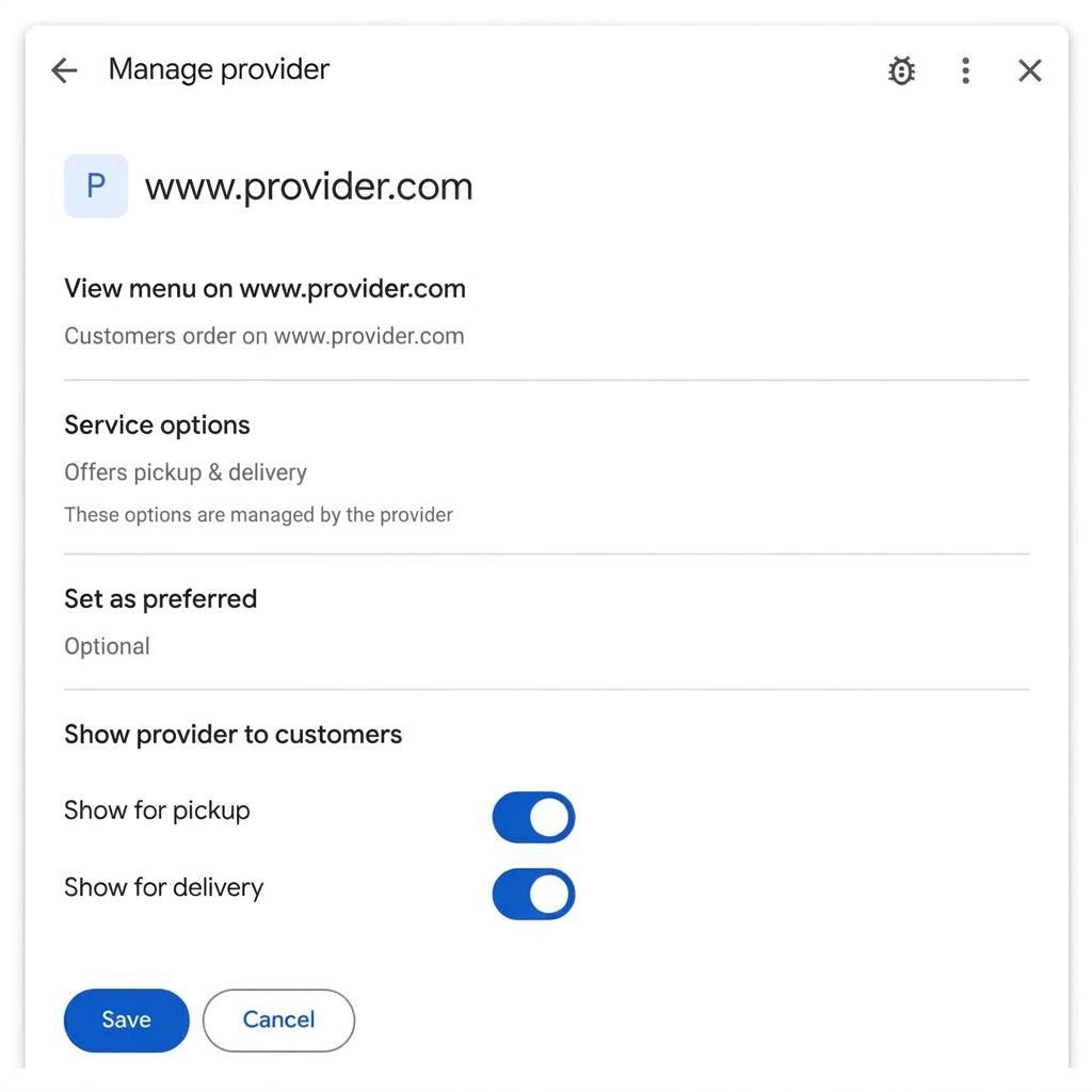Google ビジネス プロフィールにサードパーティの注文管理機能がついに追加