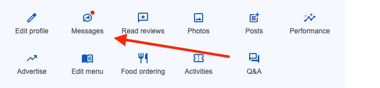 Google ビジネス プロフィールのメッセージ ボタン