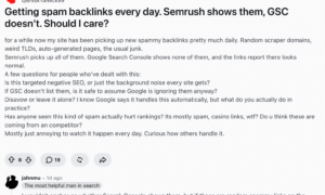 Google が Search Console にすべてのスパムリンクを表示しない