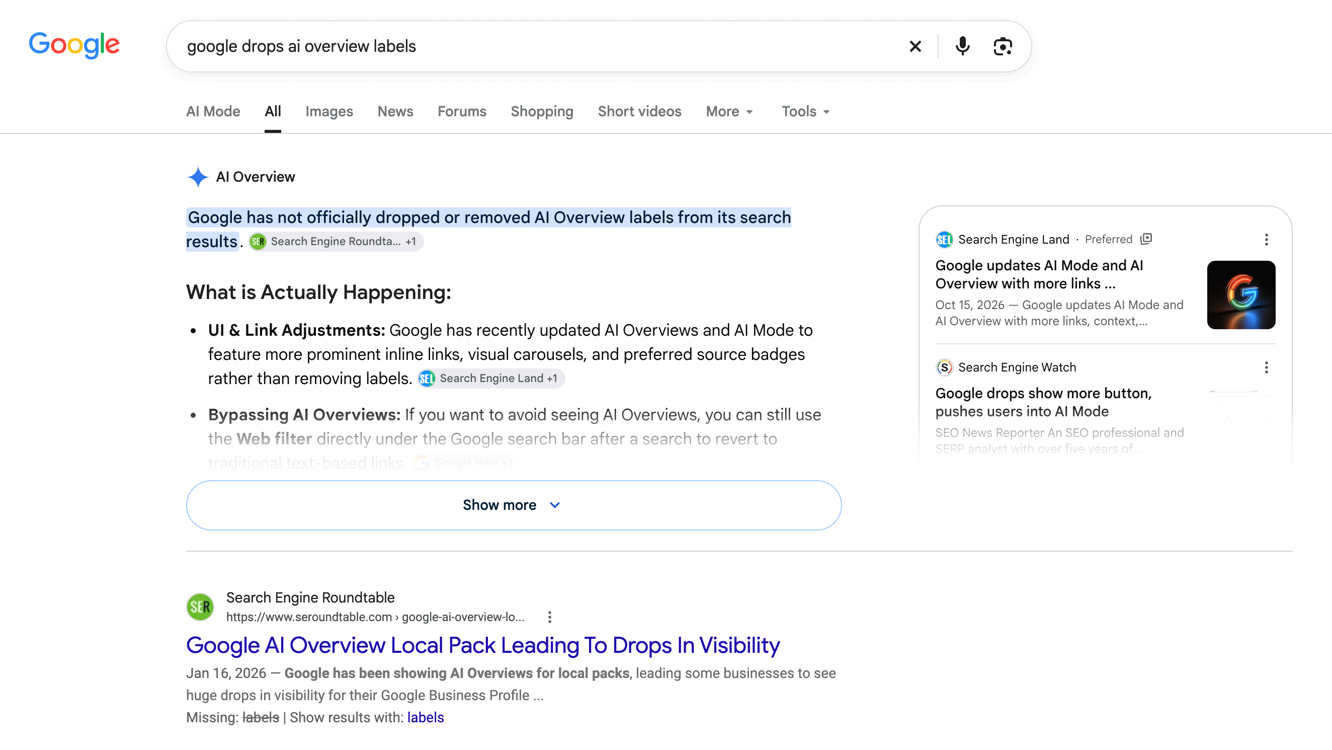 Google Ai 概要ラベル