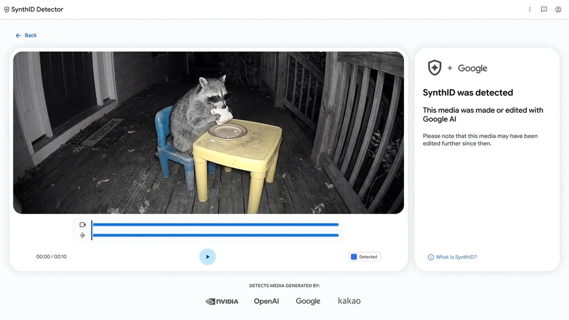 Google、画像、ビデオ、オーディオが AI で作成されたものであるかどうかを検出するツールを誰でも利用できるように公開