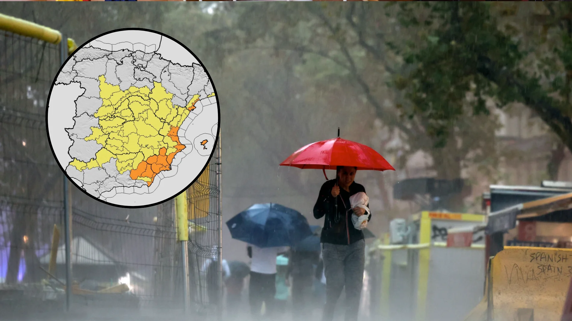 スペインに雨、ライブ：カタルーニャとバレンシア地域で赤色警報が終了した後、ムルシアでオレンジ警報が出た最後の時間