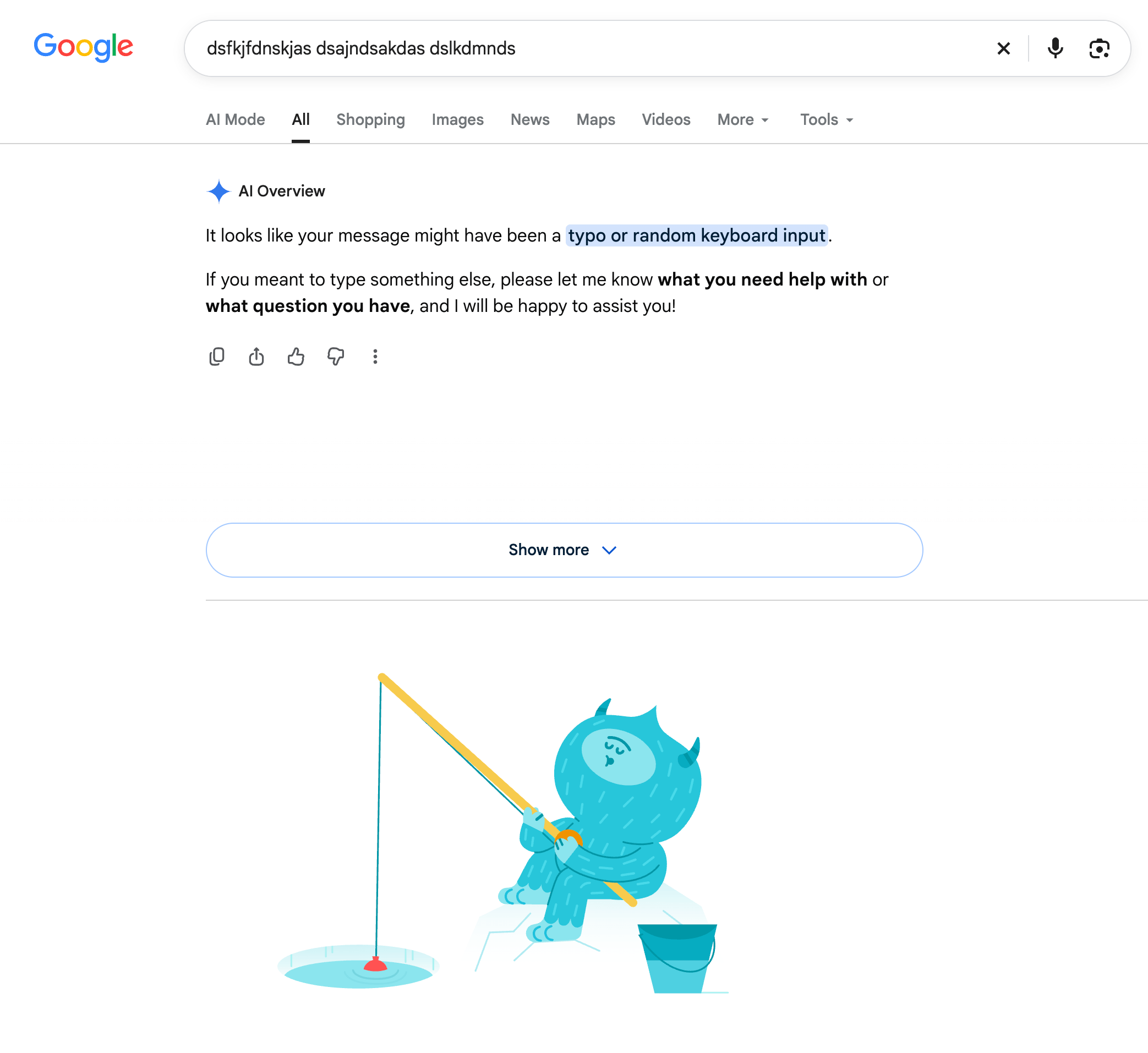 Google Ai の概要タイプミスへの対応