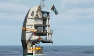 嵐を生き延びるために沈む船「FLIP」